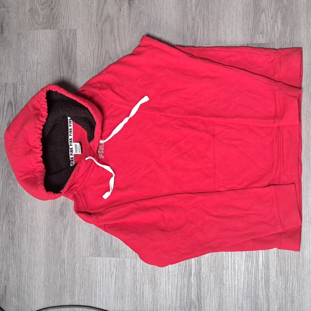 PINK sweatshirt with fleece